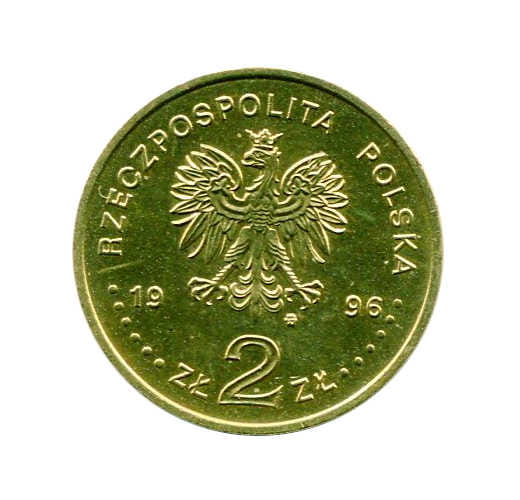 Polska 2 zł Poczet królów i książąt polskich - Zygmunt II August 1996 r. CnDukat
