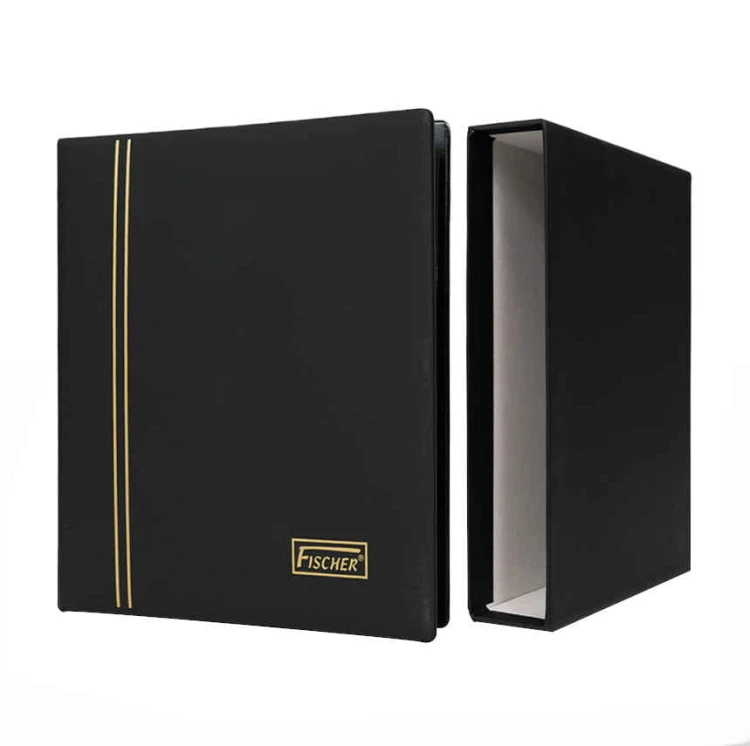 Klaser Fischer Optimum na karty telefoniczne + futerał Premium Czarny