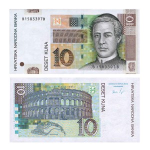Chorwacja 10 Kuna 2012 r. UNC