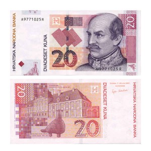 Chorwacja 20 Kuna 2001 r. UNC