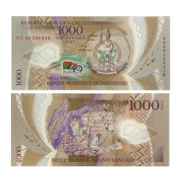 Vanuatu 1000 Vatu 2020 r. Polimer UNC