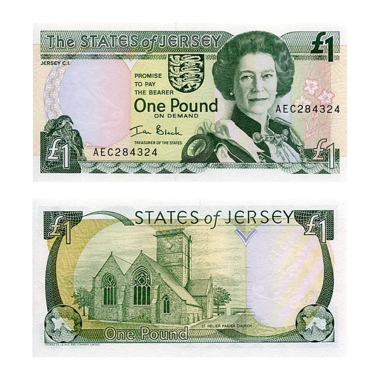 Banknot Jersey 1 Funt 2000 r. UNC