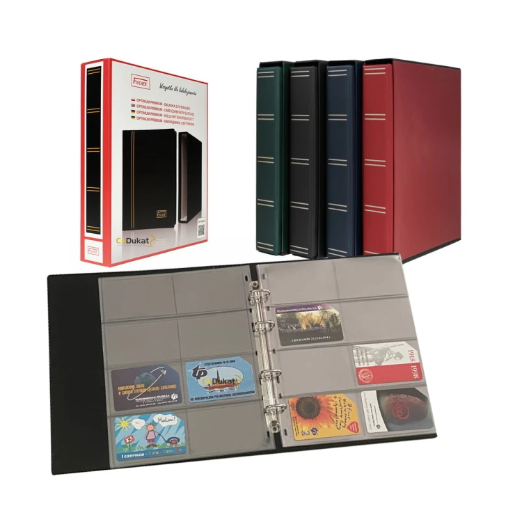 Klaser Fischer Optimum na karty telefoniczne + futerał Premium