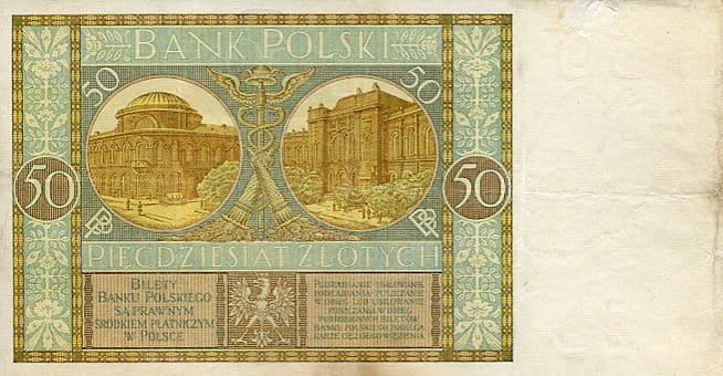 Banknot Polska 50 Złotych 1929 r.