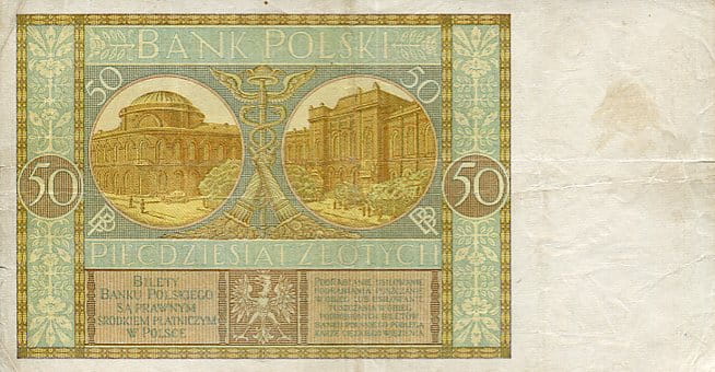 Banknot Polska 50 Złotych 1929 r.