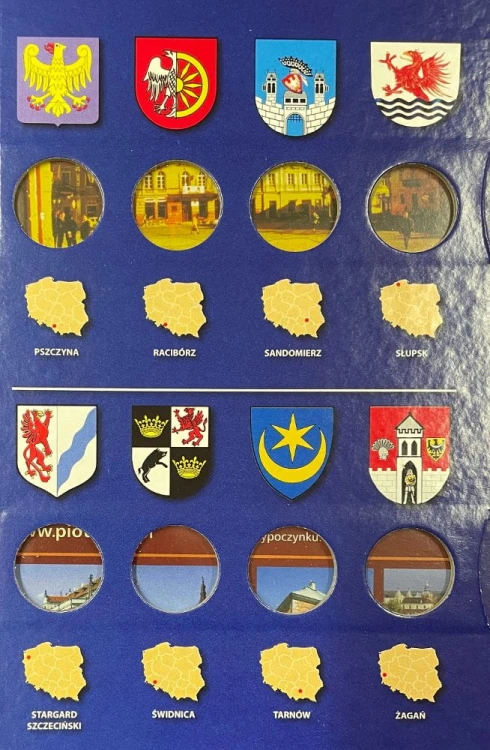 Album Fischer na monety 2 zł Historyczne miasta w Polsce Strona 4