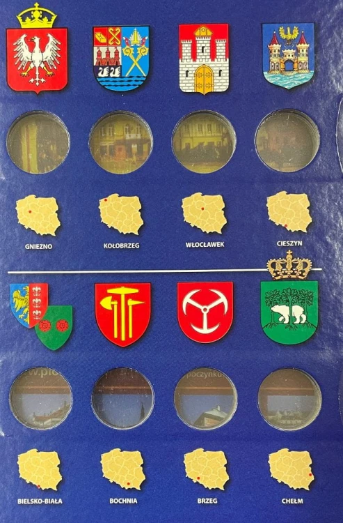 Album Fischer na monety 2 zł Historyczne miasta w Polsce Strona 1