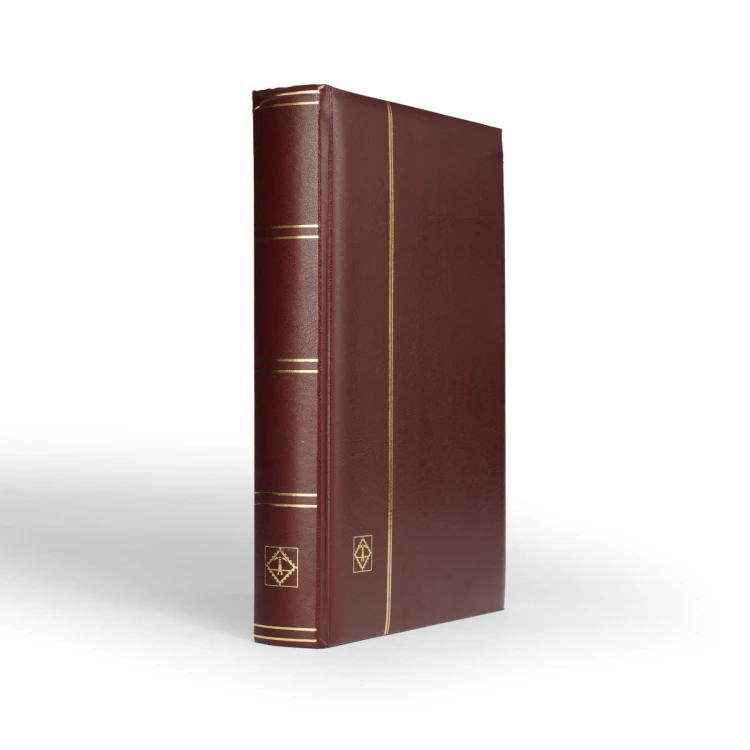 Klaser filatelistyczny na znaczki Comfort 64 Bordowy