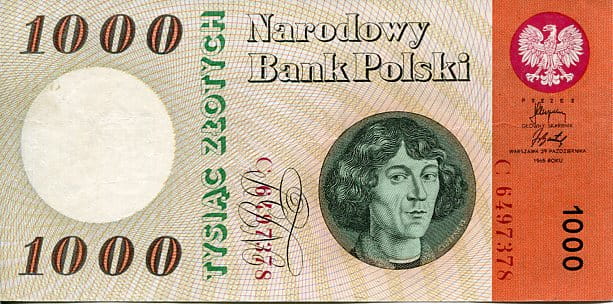 Banknot Polska 1000 Złotych 1965 r. C