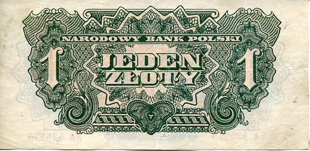 Banknot Polska 1 Złoty 1944 r.