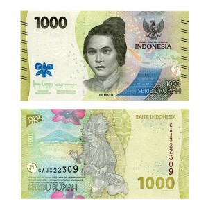 Banknot Indonezja 1000 Rupiah 2022 r. UNC
