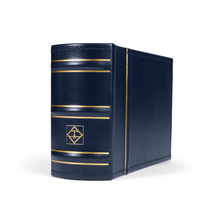 Album Leuchtturm na 100 pocztówek FDC kopert Granatowy