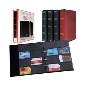 Klaser Fischer Optimum VB8 na karty telefoniczne + futerał Premium