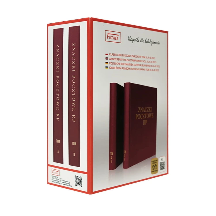 Klaser jubileuszowy na znaczki Tom XLIII 2026 r. I - II Tom Opakowanie