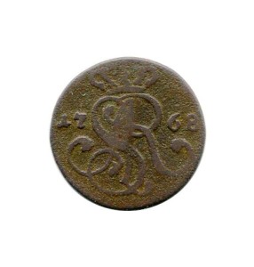 Grosz 1768 r. Stanisław August Poniatowski