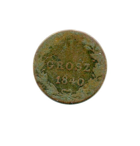 Polska 1 Grosz 1840 r.