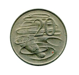 Moneta Australia 20 Cents 1970 r.  Elizabeth II