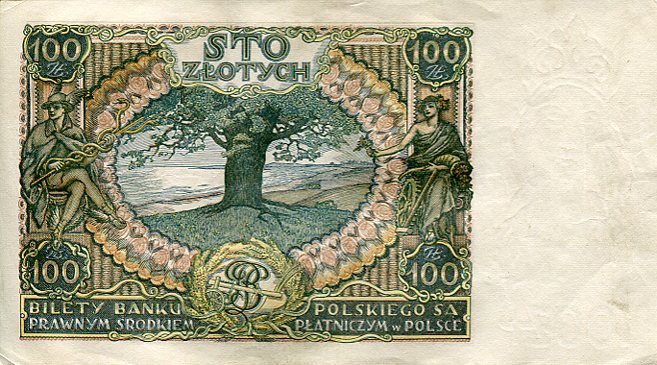 Banknot Polska 100 Złotych 1934 r.
