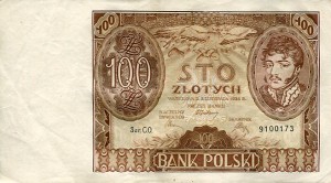 Banknot Polska 100 Złotych 1934 r. C.O.