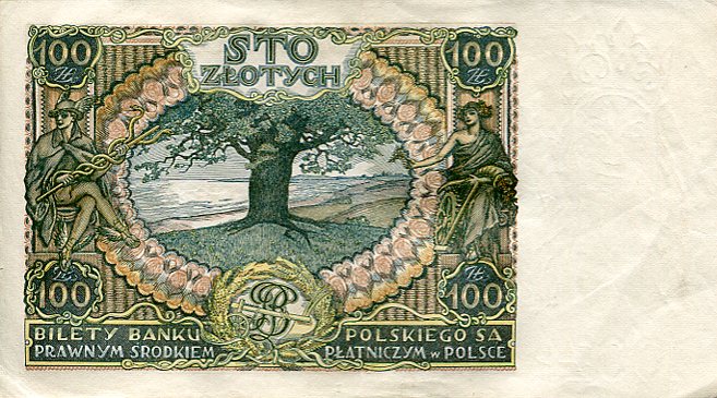 Banknot Polska 100 Złotych 1934 r.