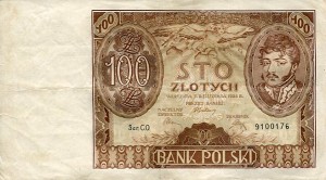 Banknot Polska 100 Złotych 1934 r. C.O.
