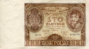 Banknot Polska 100 Złotych 1934 r. C.O.