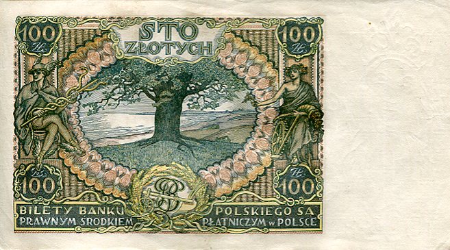 Banknot Polska 100 Złotych 1934 r.