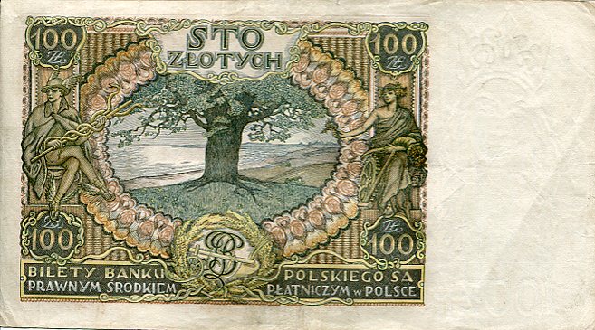 Banknot Polska 100 Złotych 1934 r.
