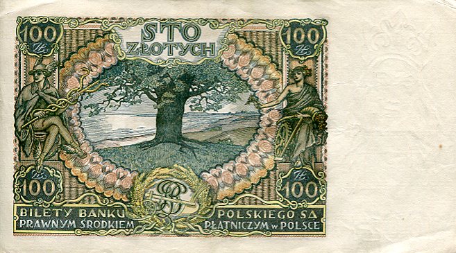 Banknot Polska 100 Złotych 1934 r.