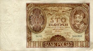 Banknot Polska 100 Złotych 1932 r. AS.