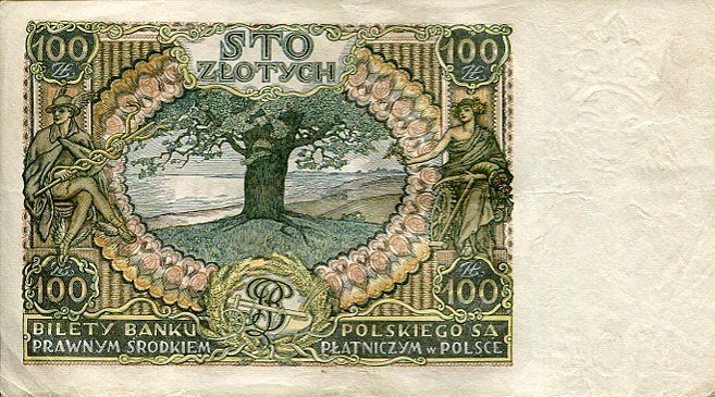 Banknot Polska 100 Złotych 1932 r.