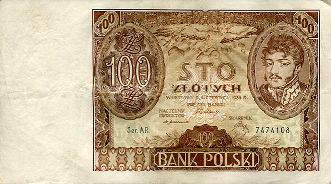 Banknot Polska 100 Złotych 1932 r. AR.
