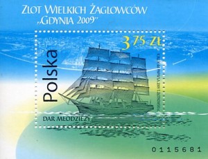 Polska Bloczek** Zlot Wielkich Żaglowców "Gdynia 2009" 2009 r.