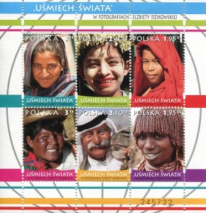 Polska Bloczek** "Uśmiech Świata" w fotografiach Elżbiety Dzikowskiej  2011 r.