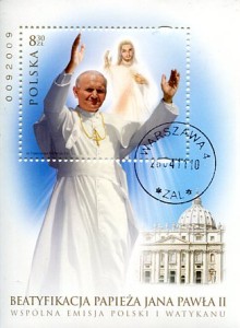 Polska Bloczek Beatyfikacja Papieża Jana Pawła II 2011 r.