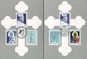 Polska - Watykan Karnet 80 rocznica urodzin Papieża Jana Pawła II 2000 r.