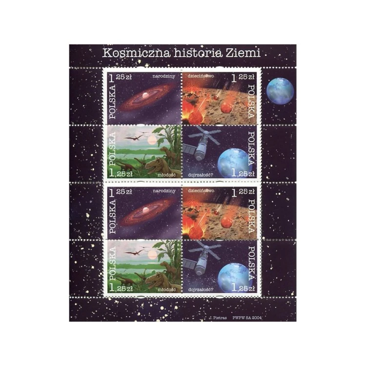 Polska Bloczek** Kosmiczna historia Ziemi 2004 r.