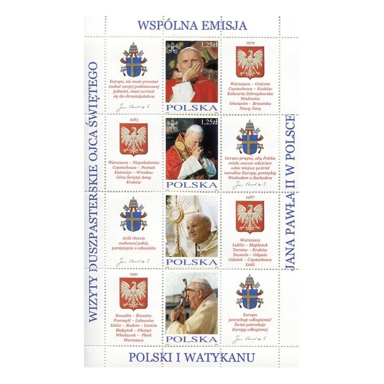 Polska Bloczek** Wizyty duszpasterskie Ojca Świętego Jana Pawła II w Polsce cz1 2004 r.