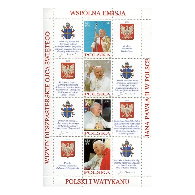 Polska Bloczek** Wizyty duszpasterskie Ojca Świętego Jana Pawła II w Polsce cz2 2004 r.