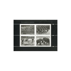 Polska Bloczek** Zwierzęta Afryki 2009 r.