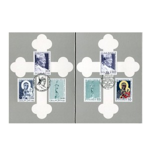 Polska - Watykan Karnet 80 rocznica urodzin Papieża Jana Pawła II 2000 r.
