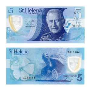 Banknot Wyspa Świętej Heleny 5 Pounds 2026 r. Polimer UNC