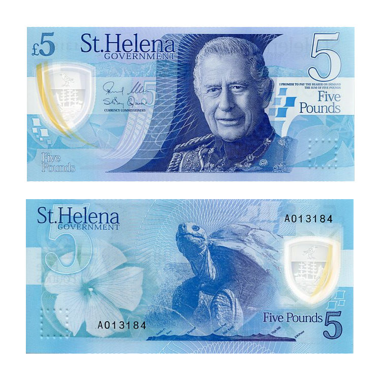 Banknot Wyspa Świętej Heleny 5 Pounds 2026 r. Polimer UNC