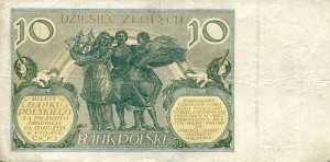 Banknot Polska 10 Złotych 1929 r. GV