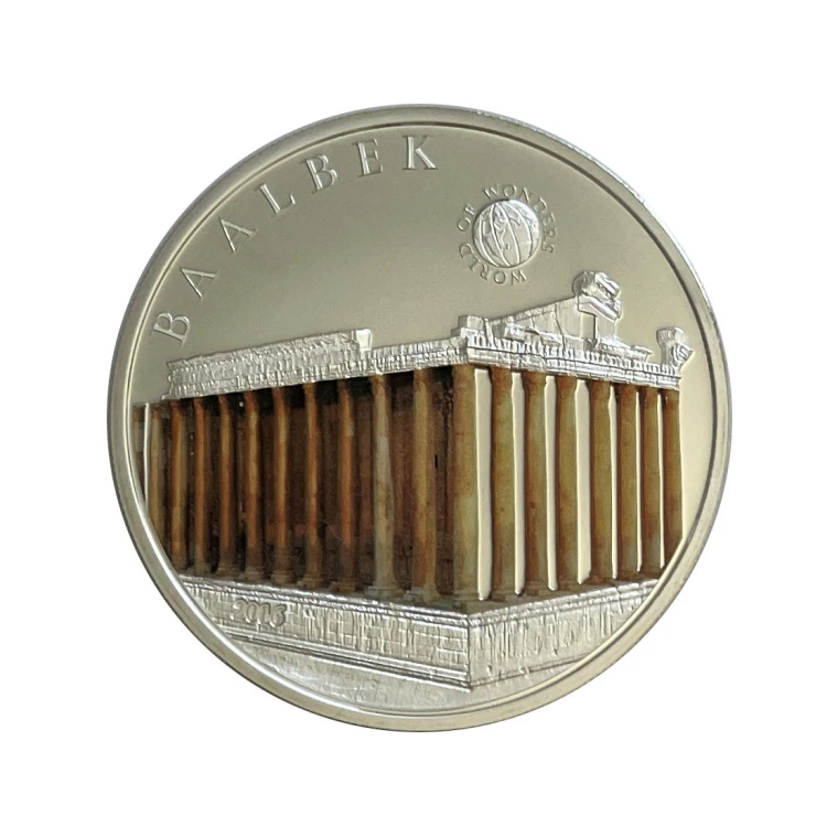 Palau 5 Dollars 2016 r. Świątynia Bachusa w Baalbek w Libanie