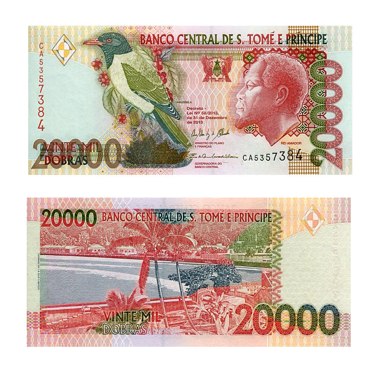 Banknot Wyspy Świętego Tomasza i Książęca 20000 Dobras 2013 r. UNC