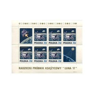 Polska Bloczek** Badanie kosmosu - "Łuna 17" 1971 r.