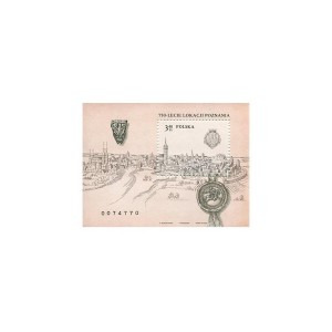Polska Bloczek** 750-lecie lokacji Poznania 2003 r.