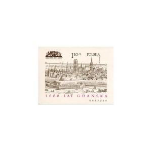 Polska Bloczek** 1000 Lat Gdańska 1997 r.
