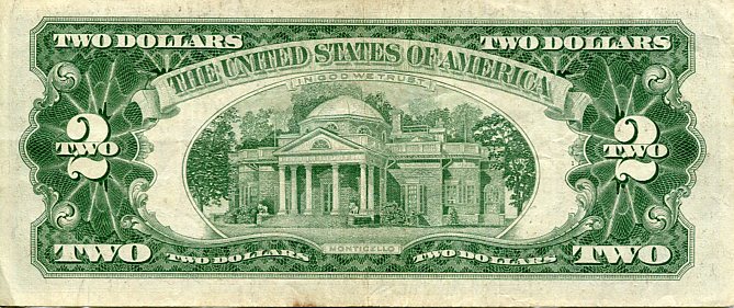 Banknot USA 2 Dolary 1963 r.